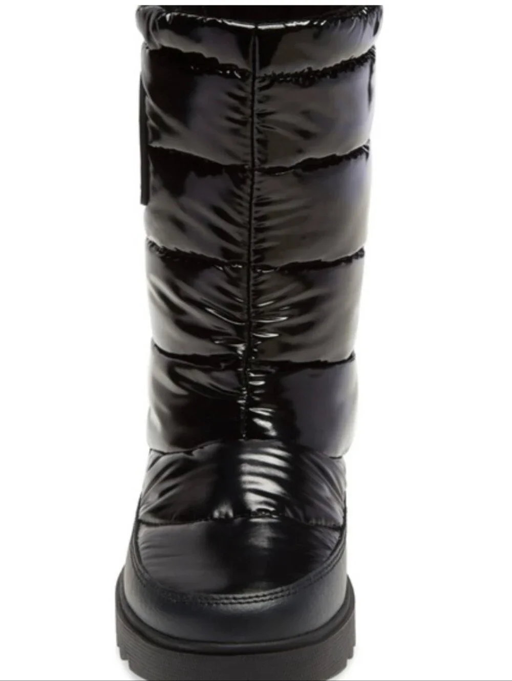Sorel Joan Of Artic Black Puffer Snow Boot Size 8.5